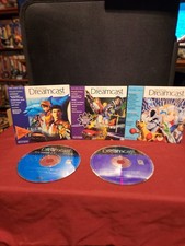 Lot of 5 Official Dreamcast Magazine Demo Discs 3 With Sleeves - Untested 