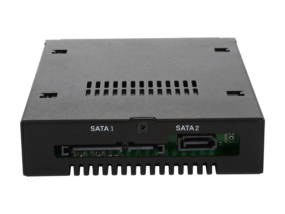 ICY DOCK MB492SKL-B Industrial Full Metal 2 x 2.5" SATA/SAS HDD & SSD Mobile - Image 4 of 4