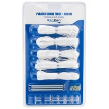 RV Pleated Shade Repair Kit | Day Night Window Shade Restringing Kit White