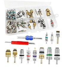102Pcs Air Conditioning Valve Core - Valve Cores Accessories A/C R12 R134a