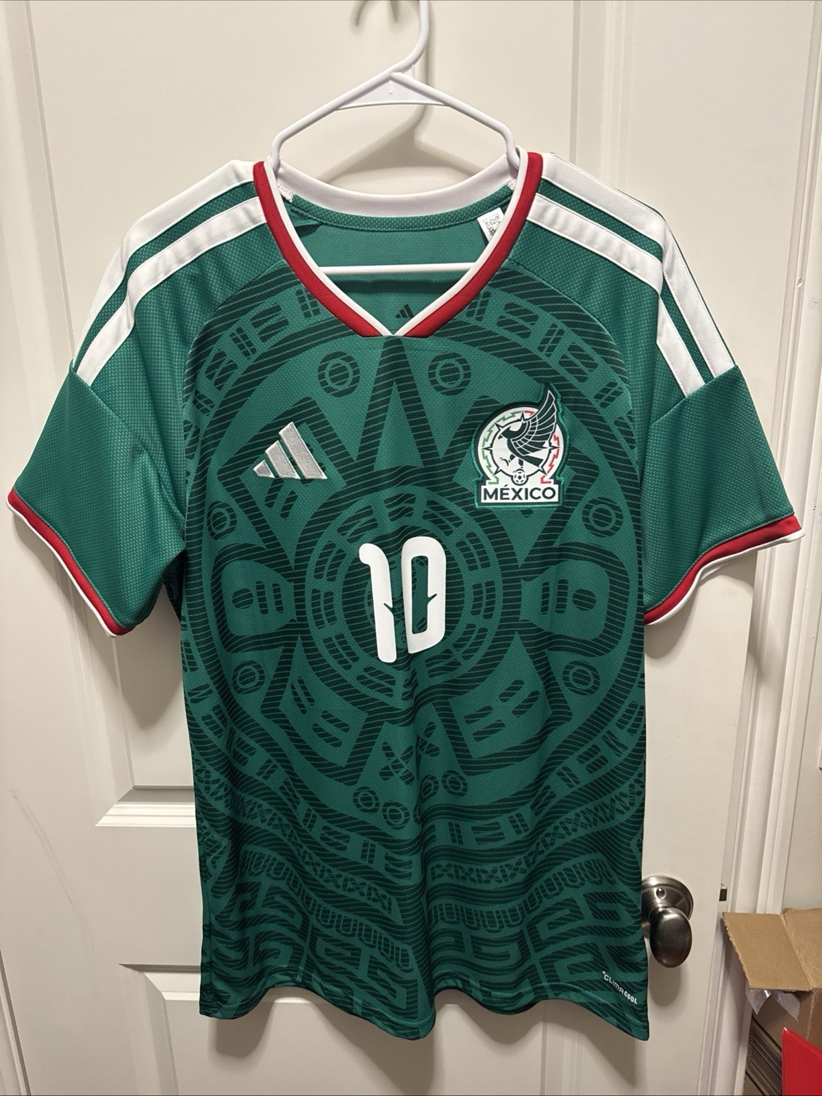 2026 Mexico Home Adidas Jersey World Cup #10 Alexis Vega Size L (AUTHENTIC)