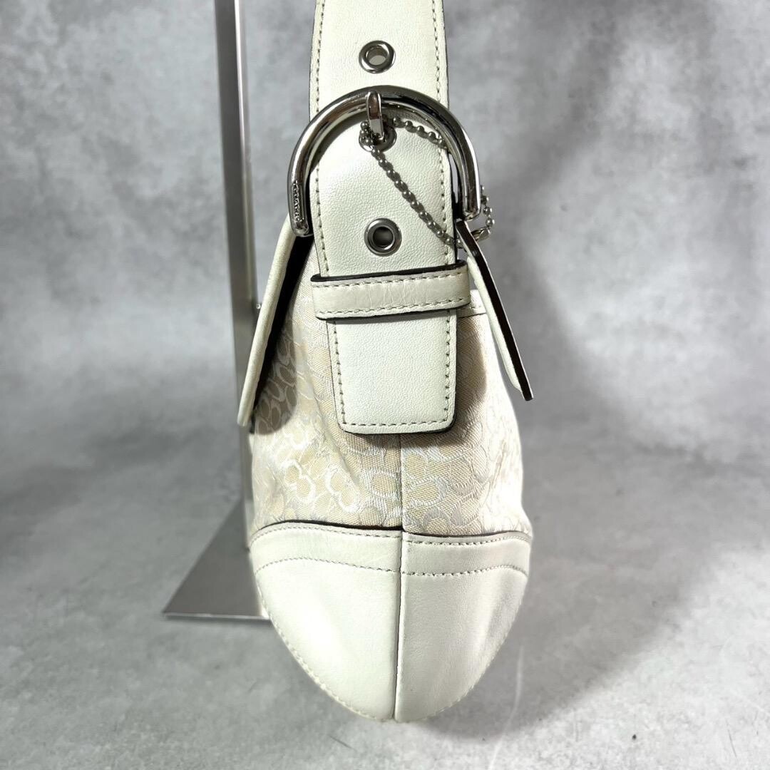 バッグ Coach soho oneshoulder White Y2K archive Coach Soho Y2K Mini Signature One Shoulder Bag White … - Gem