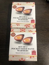 2x Fun Workshop Pocket Sized AA Battery Powered Hand warmers, 2 each