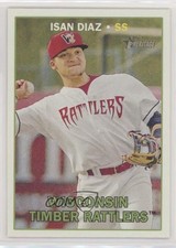 2016 Topps Heritage Minor League Edition Isan Diaz #42 8d2
