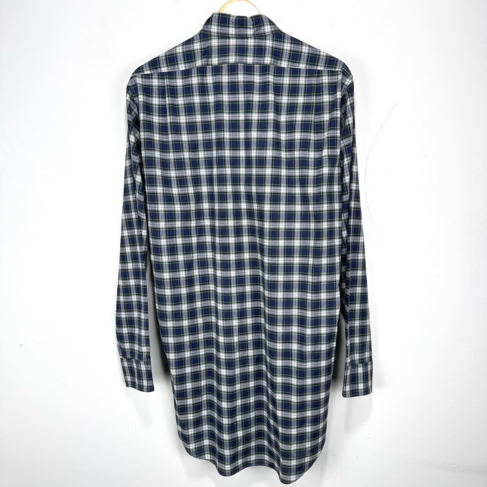 Sid Mashburn Button Down Shirt Men Large Tall Nav… - image 4