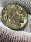 1914 D Toned Restored Date Buffalo Nickel - Nice Better Date US Coin!