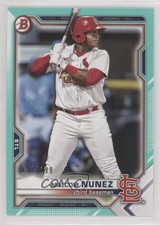 2021 Bowman Draft Aqua 131/199 Malcom Nunez #BD-56 0c6