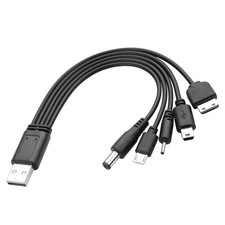 5 in 1 Multi Charging Cable, Short Universal USB Cable for Cell Phones Blutoo...