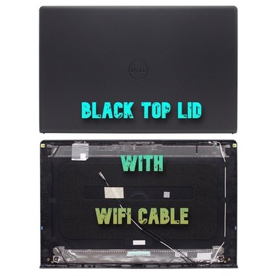 Für Dell Inspiron 15 3510 3511 3515 LCD Backcover Top Deckel Schwarz + WLAN Kabel