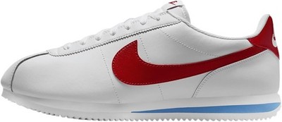 Nike Cortez Men's Shoes (DM4044-108, White/Varsity Blue/Varsity Red) Size 8.5 -