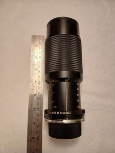 Tamron Adaptall-2 Zoom Lens 70-210mm f/3.8-4 with covers, hood & Olympus adapter
