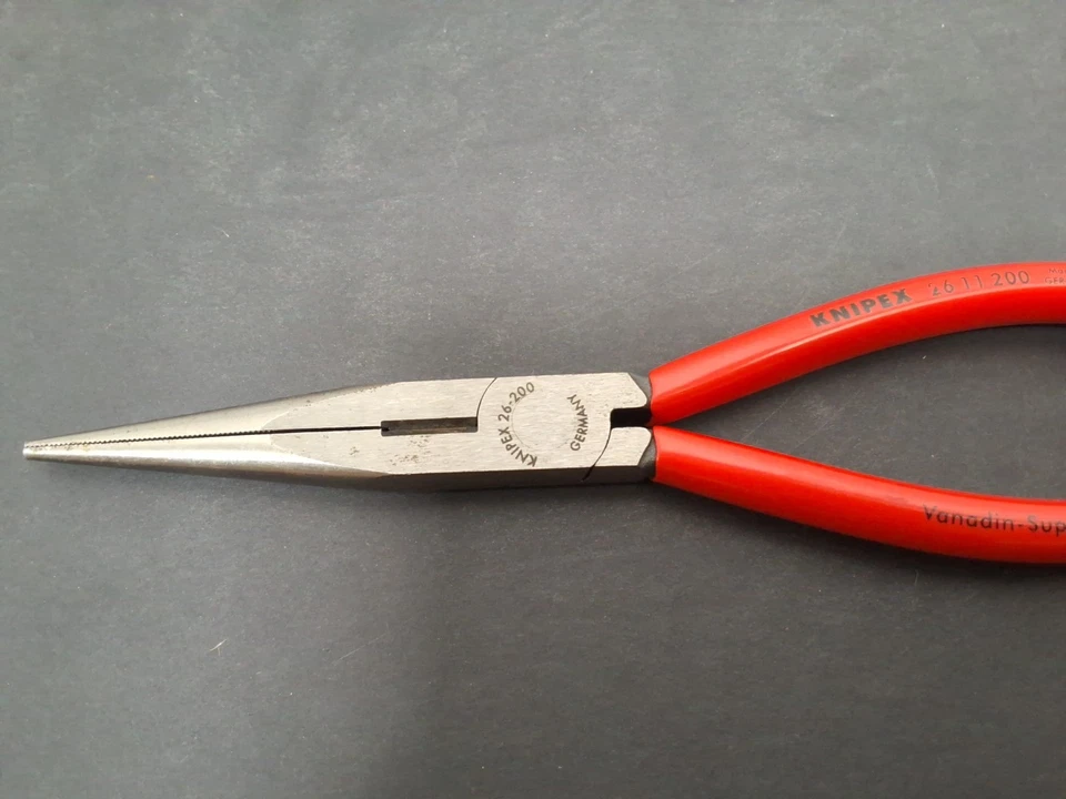 Knipex 8" Needle Nose Pliers w/ Side Cutter 26 11 200 - Image 3 of 4