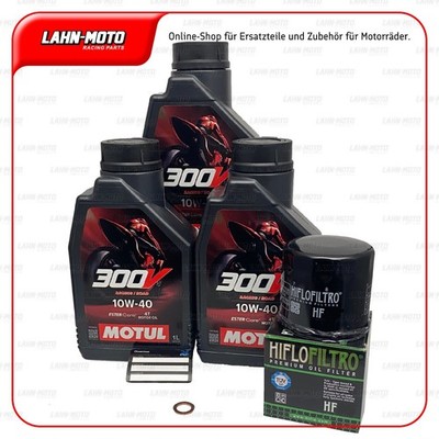 Servicekit Yamaha MT-07 Ölwechsel Ölfilter+Motul 300V Factory Line 10w40