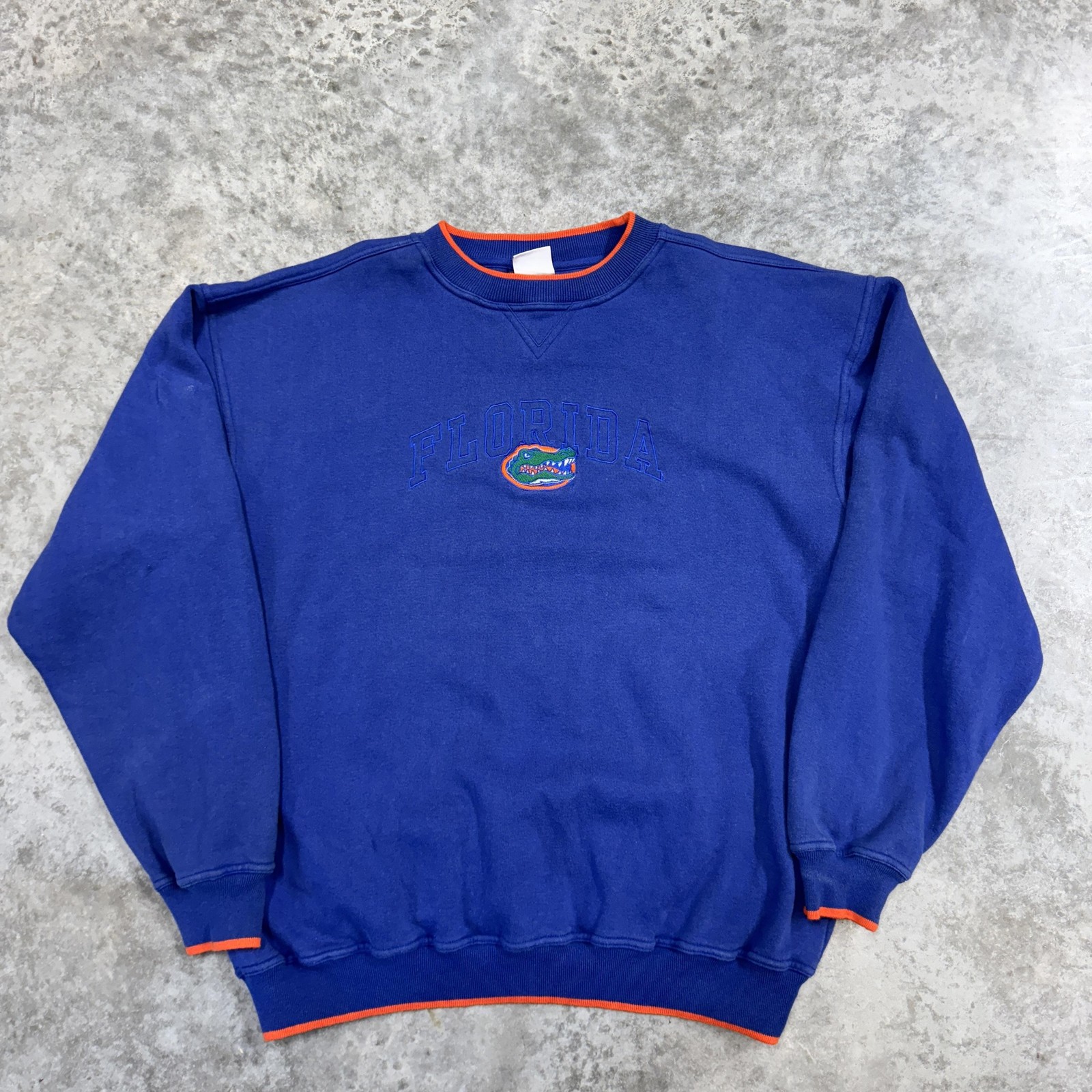 Vintage Florida Gators Sweatshirt Mens XL Blue NCAA Football Red Oak 90s
