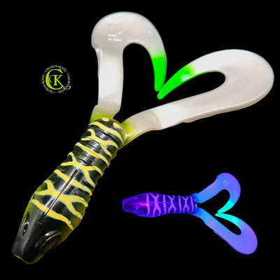 IRON CLAW Turbo X-Tail Shad Swimbait Pike Collector Wobbler Gummifisch Raubfisch
