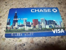 CHASE VISA CHICAGO SKYLINE DEBIT CARD EXPIRED