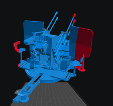 1/16 Scale WwII German Flak38 Anti-aircraft Artillery Resin Model