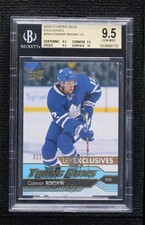 2016 Upper Deck Young Guns Exclusives 21/100 Connor Brown BGS 9.5 GEM MINT f7r