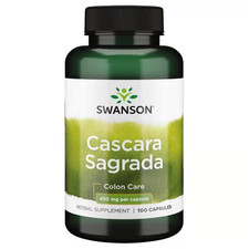 Cascara Sagrada 450mg 100 Capsules Swanson Health Products