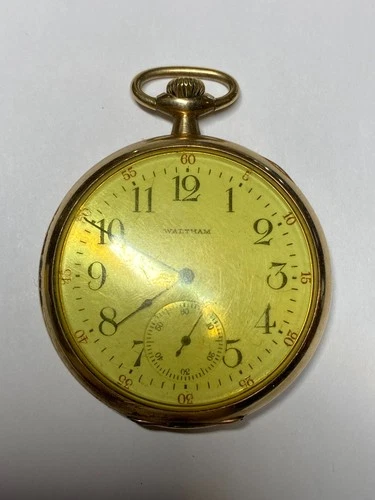Antique Waltham 17 Jewels Pocket Watch, Pre-Owned, Runs (36-#130)