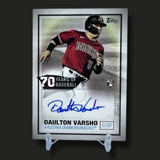 2021 Topps Daulton Varsho #70YA-DV (RC) 70 Years of Baseball Auto Series 2 
