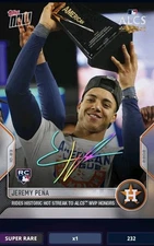 ROOKIE 🚩🚩DIGITAL CARD 🚩🚩JEREMY PENA... TOPPS BUNT...2022 NOW RC... ASTRO 