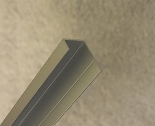 Multipanel Type C End Cap Satin Aluminium.