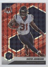 2021 Panini Mosaic Red Mosaic Prizm David Johnson #88 0q84