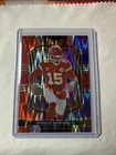2025 Panini Select - Premier Level Patrick Mahomes II #107 Red & Blue Shock