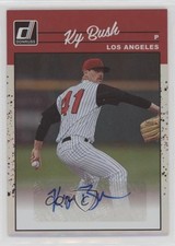 2023 Panini Donruss Retro 1990 Signatures Holo Ky Bush #90S-KB Auto 4z8