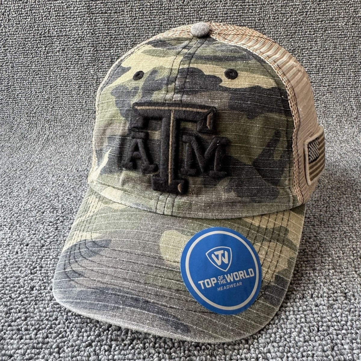 Top of the World Texas A&M Aggies Camo Trucker Cap Hat