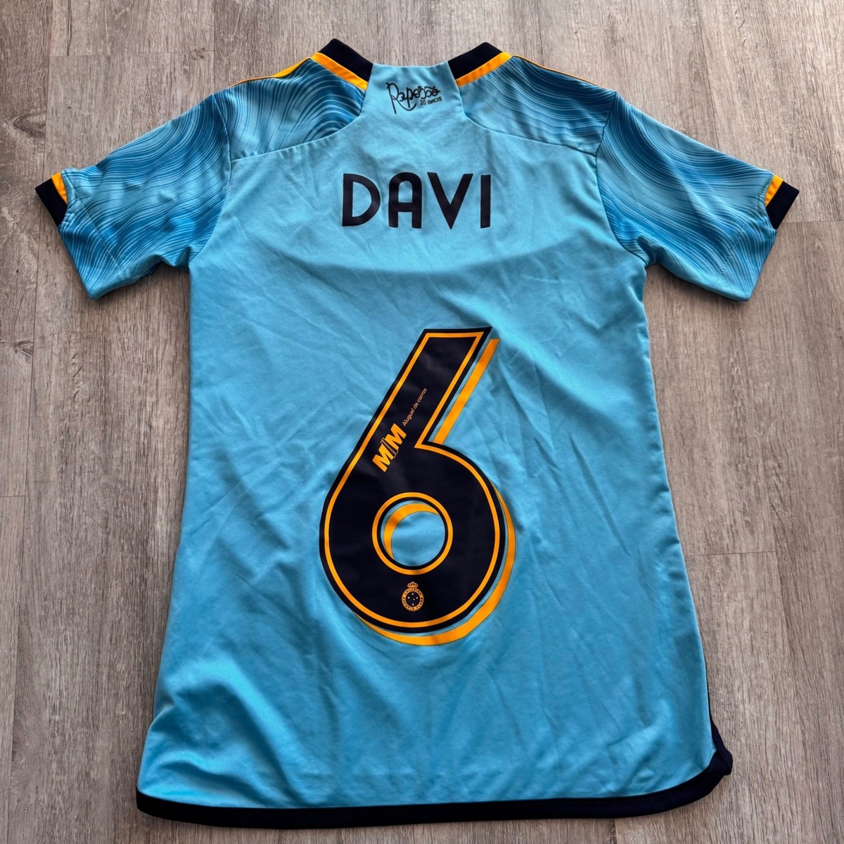 Adidas Cruzeiro Esporte Clube 3rd Soccer Jersey 2XS Blue Davi #6