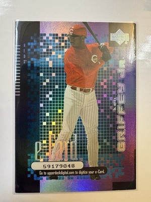 Upper Deck 2001 Holo Ken Griffey Jr. E1 Cincinnati Reds Baseball Trading Card