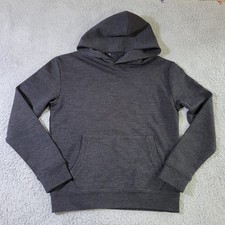 Ralph Lauren Purple Label Hoodie Mens Small Gray Wool Blend Sweater 895