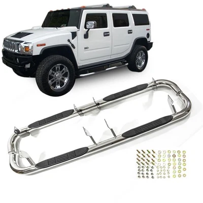 Tubes Marche-Pieds Latéraux Marche Pieds Pour Hummer H2 2003-2008 - Photo 1/4