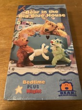 BRAND NEW Bear In The Big Blue House Bedtime Plus Night (VHS, 2002) RARE Sealed