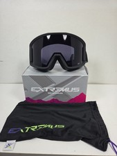 Exremus G2 Ski Googles Snow Boarding Snow Ski w/ Carry Bag Open Box New