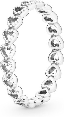 Pandora Band of Hearts Ring 190980 Ladies Ring