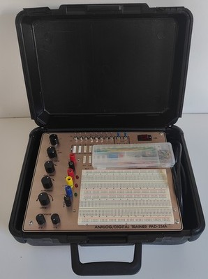 R.S.R Electronic Pad 234A Analog Digital Trainer In Case