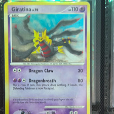 Pokemon Giratina Lv.70 10/127 Platinum Holo Rare Level Up Card English