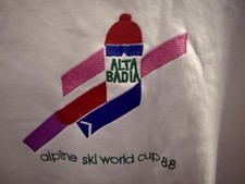 Vintage 1988 Alpine Skiing World Cup Jumper Large Winter Sports Olympics 80s VGC
