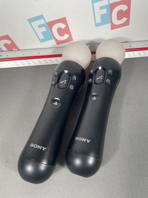 2X PlayStation 3 PS3 PS4 VR Move Motion Controllers - Tested - Authentic Sony