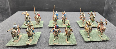 Lot of 12 - 1/72 Scale - Middle Ages Roman Byzantine Cavalry - Built and Painted