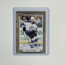 2024-25 Upper Deck Engrained Icons Beehive Portrait Auto Eric Belanger Kings