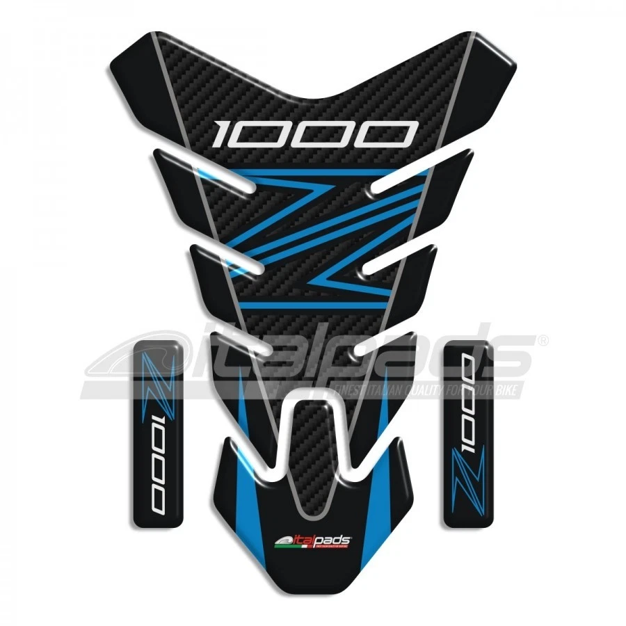 Protège Réservoir pour Kawasaki Z1000 bleu/azur mod. "Nevada" - Photo 1/1