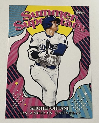 Topps 2025 Series 2 Shohei Ohtani Summer Superstars #SS-19 Dodgers Insert