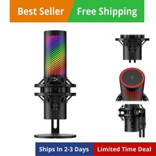 QuadCast 2 S   USB Microphone, with RGB Lighting, Streaming and Podcasting, w...