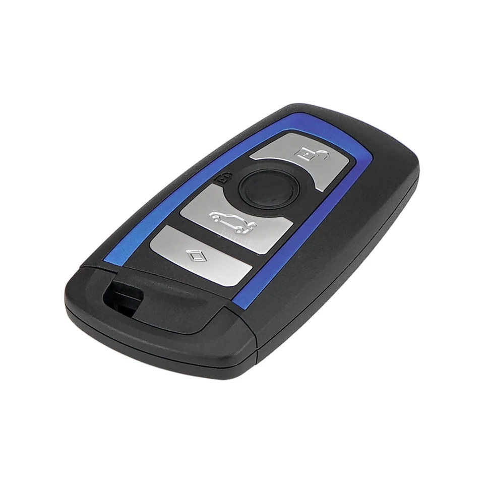 2 Llavero Mando a Distancia Carcasa Estuche 4 Botones Para BMW Serie 1 3 5 7 750Li 535i 528i Azul Foto 2 de 4