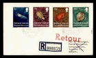 DR WHO 1984 FALKLAND ISLANDS SOUTH GEORGIA FDC INSECT COMBO TO NORWAY M81044