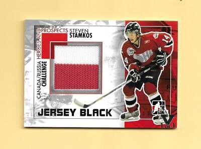 10-11 ITG CANADA-RUSSIA CHALLENGE 2CL JERSEY Card STEVEN STAMKOS TAMPA BAY 1/1